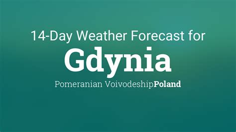 gdynia weather forecast 14 days